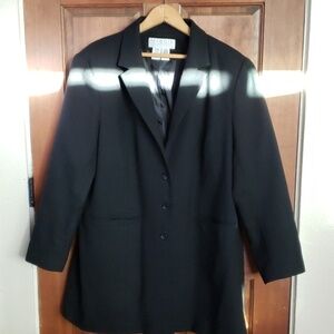 Maggie Black Wool Blazer